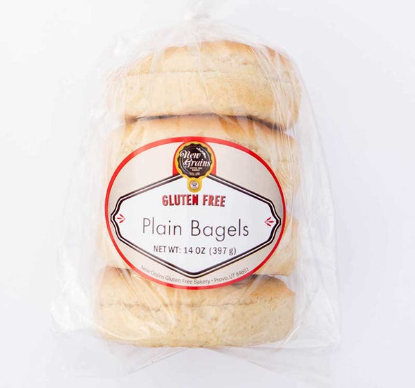 New Grains Plain Bagels [ 3 Pack] - 1