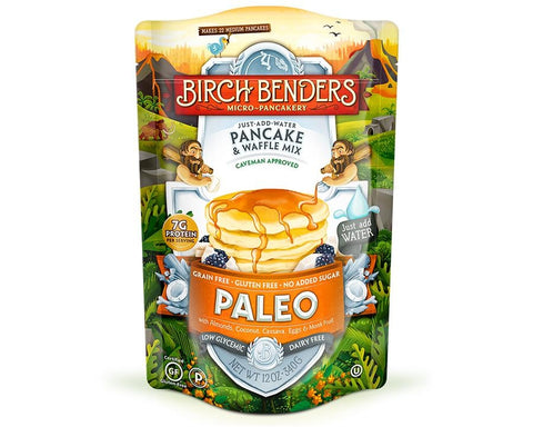 Birch Benders Gluten Free PALEO Pancake & Waffle Mix, 14 Oz [3 Pack]