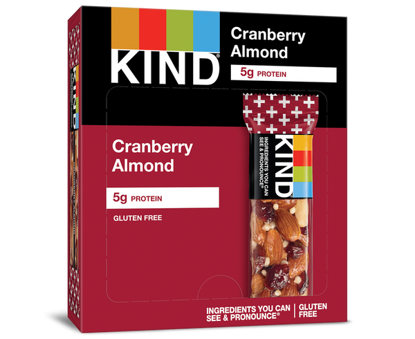 KIND Bars, Cranberry Almond - 1