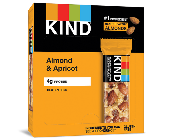 KIND Fruit & Nut Bars, Almond & Apricot - 1
