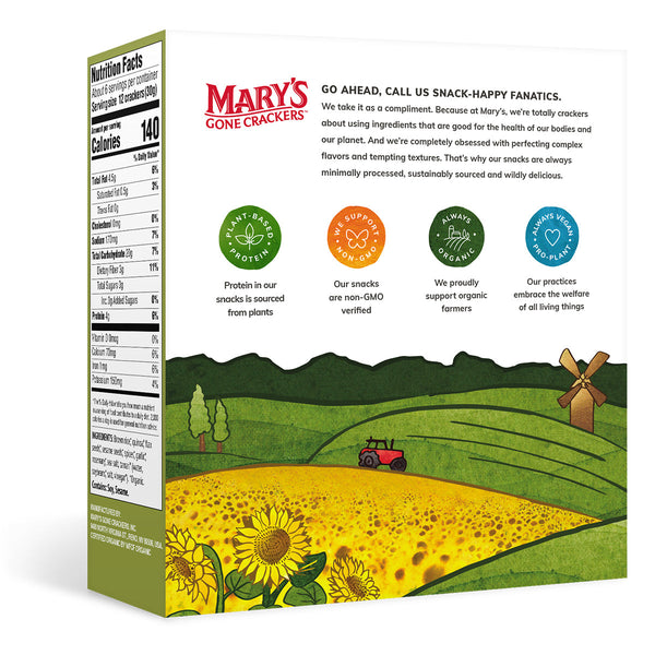Mary's Gone Crackers, Herb (Case of 6) - 2