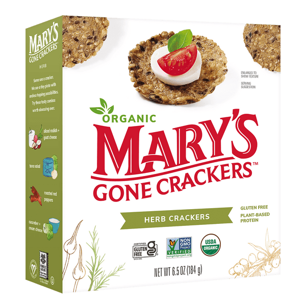 Mary's Gone Crackers, Herb (Case of 6) - 1