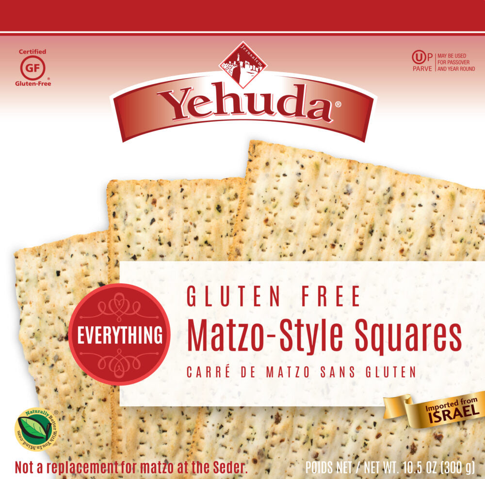 Yehuda Gluten Free Matzo Squares - Everything | GlutenFreePalace