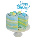 Blue Cotton Candy Cake - 4