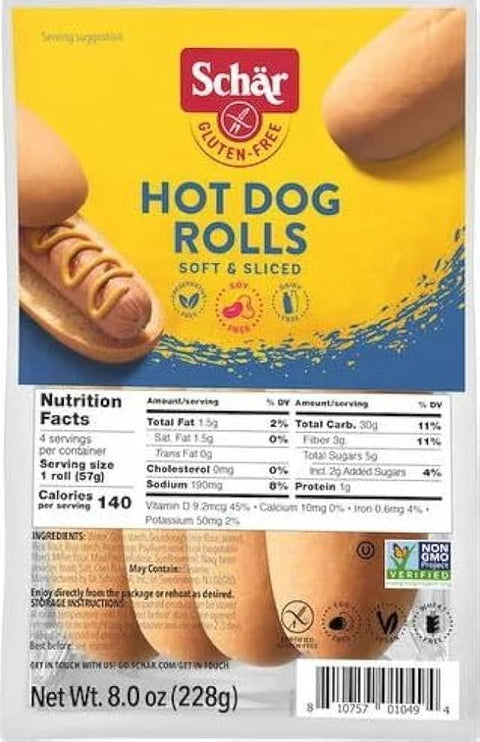 Schar Hot Dog Rolls