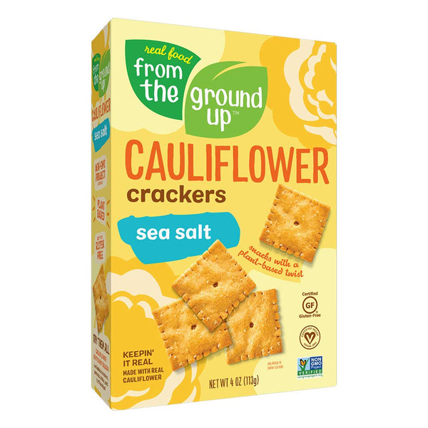 From The Ground Up Cauliflower Crackers, Sea Salt Flavor - 1