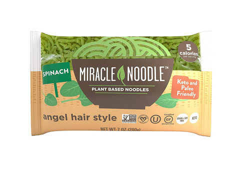 Miracle Noodle, Spinach Angel Hair