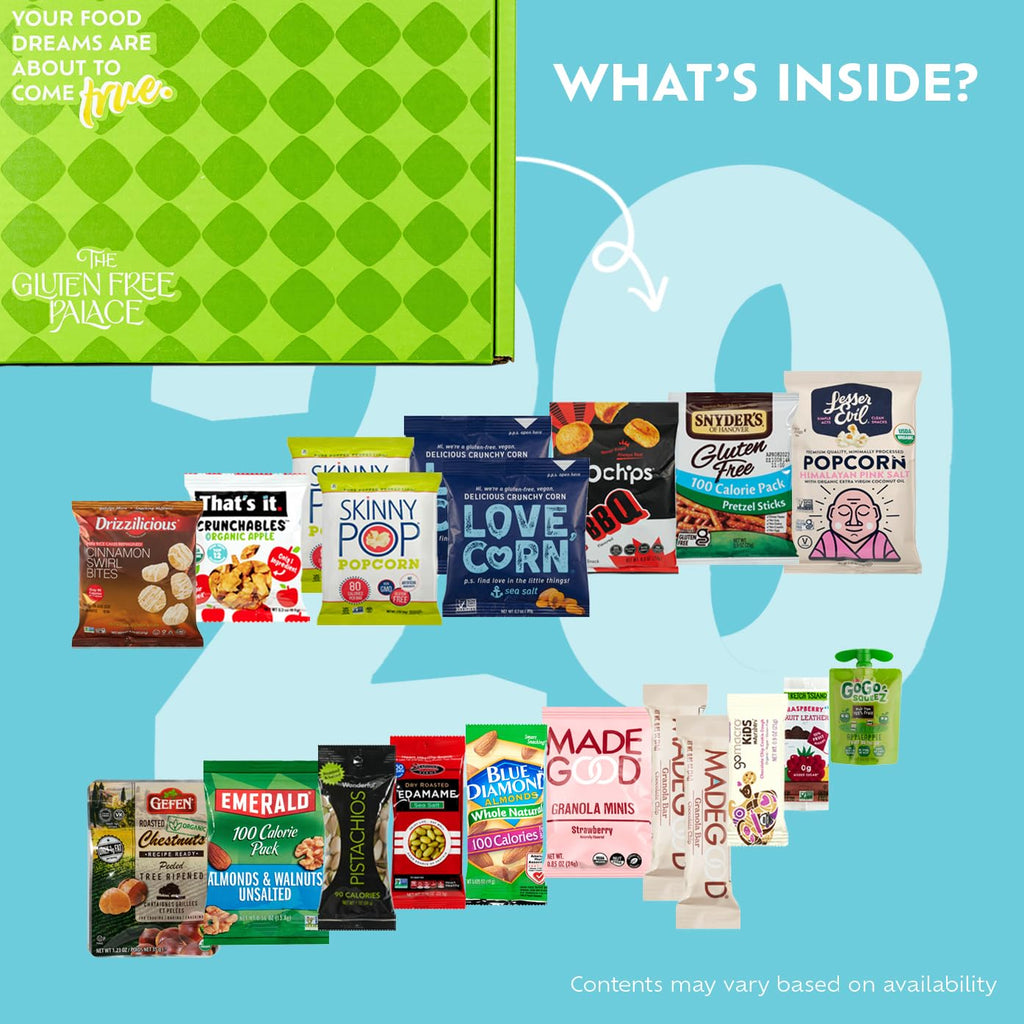 Calories Box Snack Attack - LOW CALORIE and Gluten Free Snack Box (20 Count ...