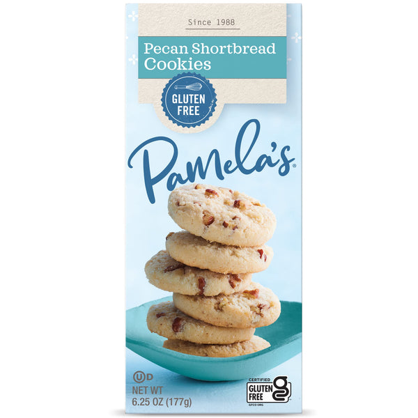 Pamela's Pecan Shortbread Cookies [6 Pack] - 1