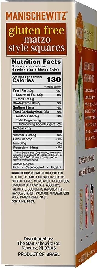 Manischewitz Gluten Free Matzo Style Squares - 3