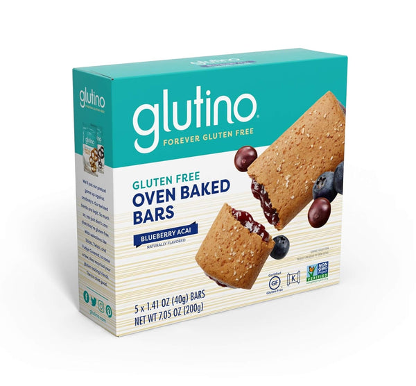 Glutino’s Gluten Free Blueberry Breakfast Bars | GlutenFreePalace