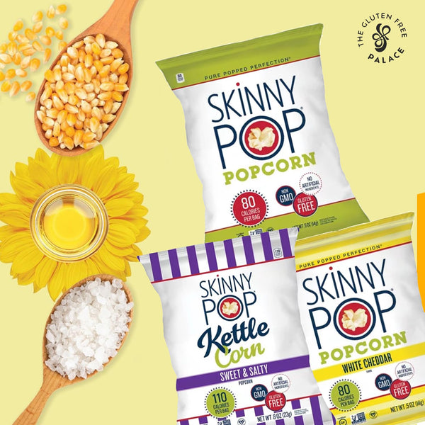 Skinny Pop Popcorn Variety Pack - 18 Pack - 4