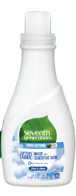 Seventh Generation Fabric Softener, Free & Clear [Case of 6]