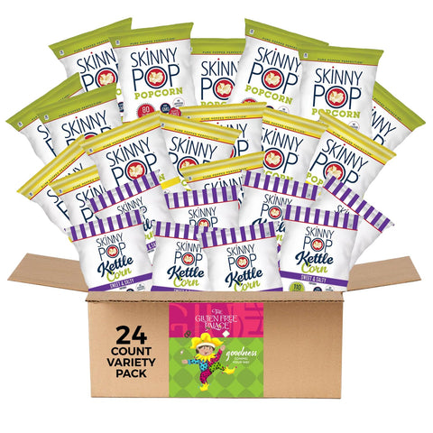 SkinnyPop Popcorn Variety Pack - 24 Pack