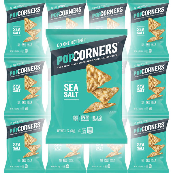 Popcorners, Sea Salt, Snack Bag (40 Bags) - 1