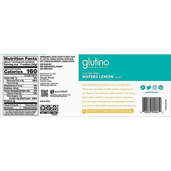Glutino Lemon Flavored Wafers - 2