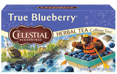 Celestial Seasonings True Blueberry Herbal Tea (6 Boxes)