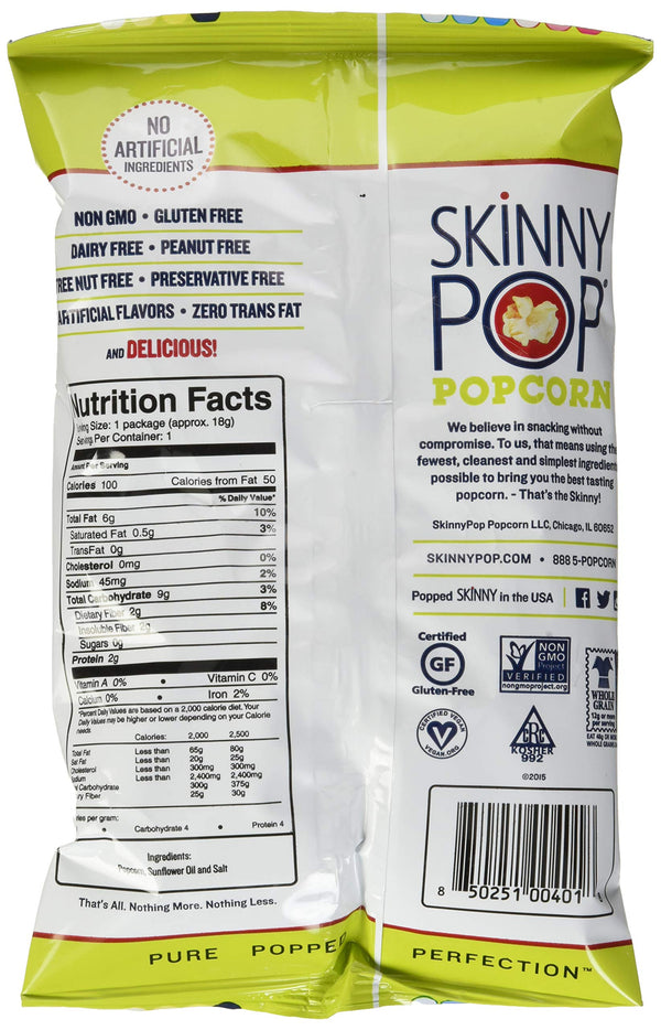 Skinny Pop Gluten Free Popcorn - 3