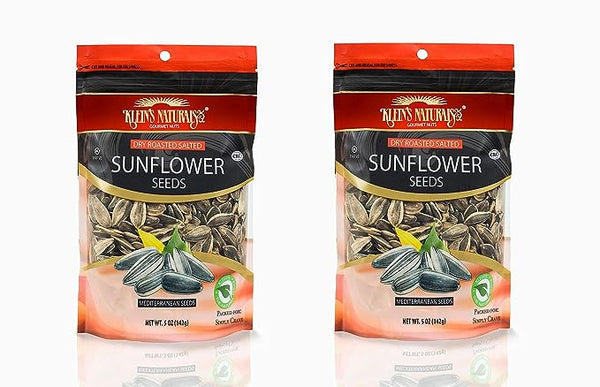 Klein's Naturals Dry Roasted Sunflower Seeds, Salted - 6