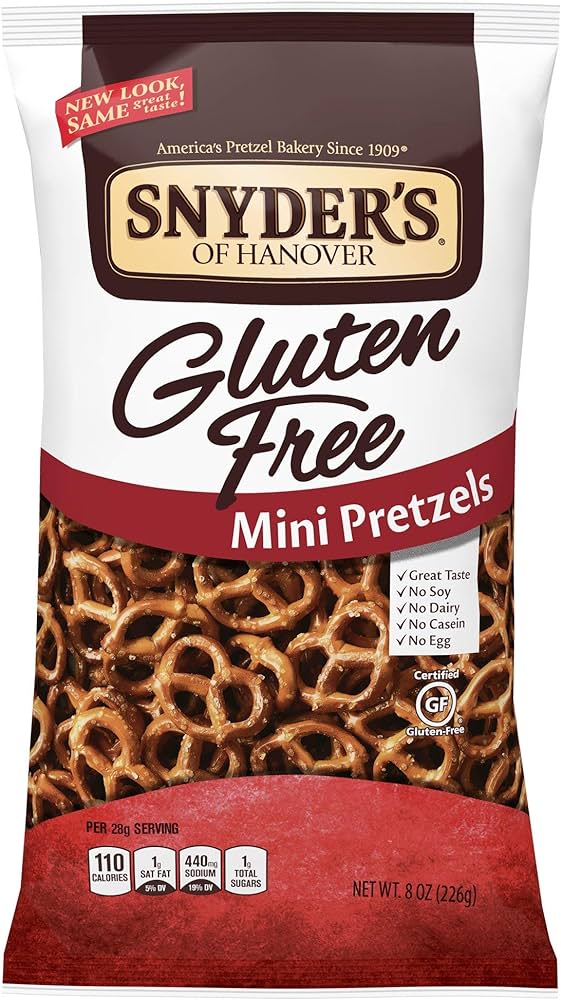 Snyder's of Hanover - Gluten Free Pretzel Sticks - 8 Snack Packs ...
