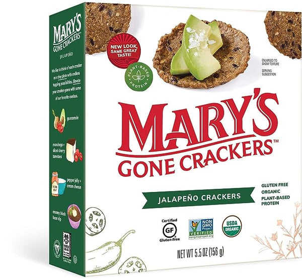 Mary's Gone Crackers, Jalapeno - 1