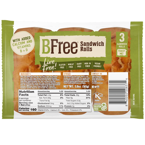 Bfree Foods - Gluten Free Bread Products At GlutenFreePalace.com!