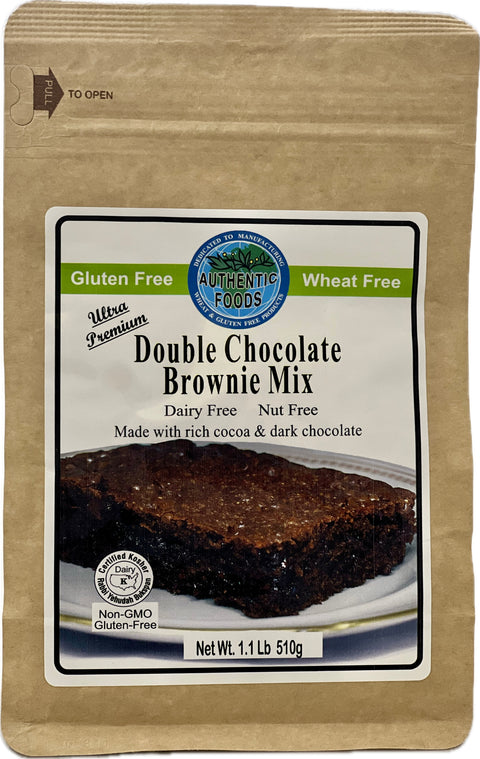 Authentic Foods Double Chocolate Brownie Mix - 6 Packs