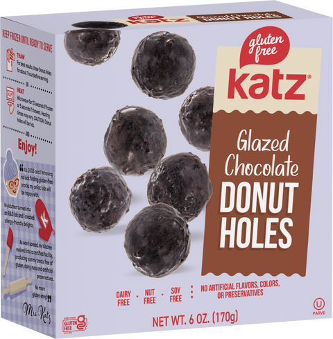 Katz Chocolate Glazed Donut Holes