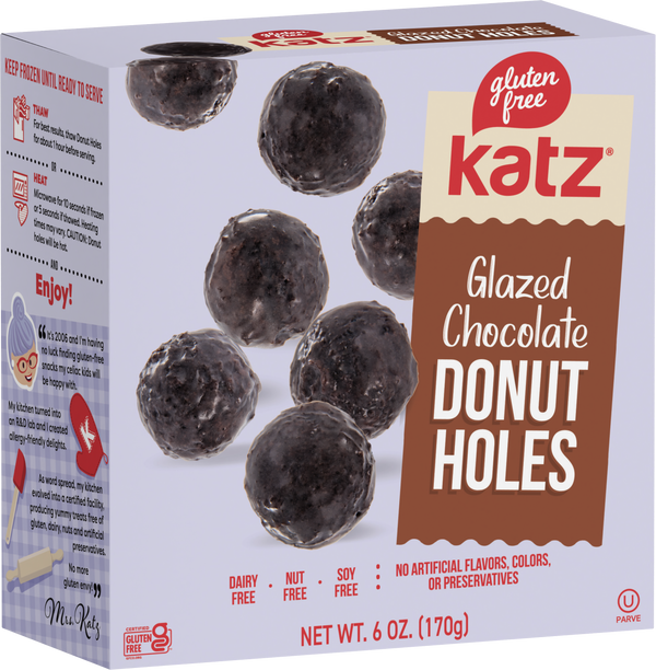 Katz Chocolate Glazed Donut Holes - 1