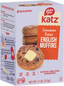 Katz Cinnamon Raisin English Muffins - 1