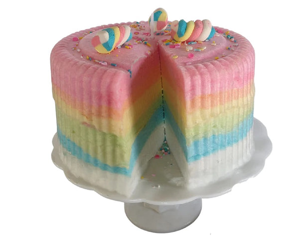 Cotton Candy Rainbow Cake - 2