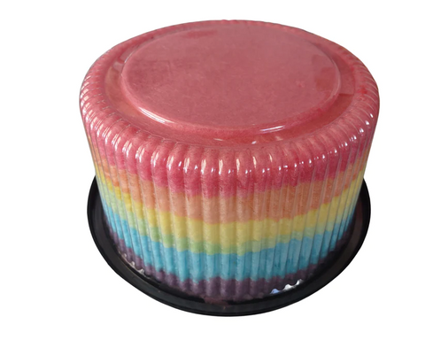 Cotton Candy Rainbow Cake
