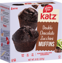 Katz Double Chocolate Zucchini Muffins - 1