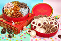 GFP Linzer Tart VARIETY Shortbread Cookies Tin Gift Tray - 8