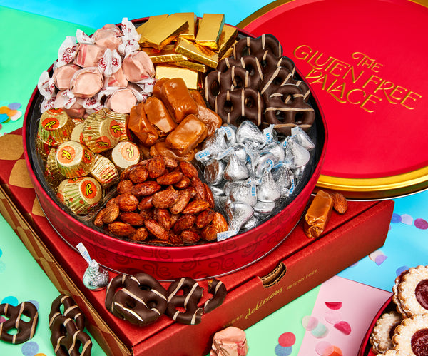 GFP Chocolate Candy Nuts Gift Tin - 5