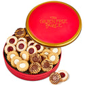 GFP Linzer Tart VARIETY Shortbread Cookies Tin Gift Tray - 1