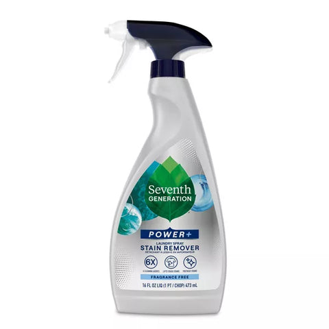 Seventh Generation Natural Laundry Stain Remover, Free & Clear [Case of 8]