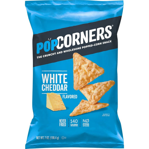 Popcorners, White Cheddar, 7 oz. [12 Bags]