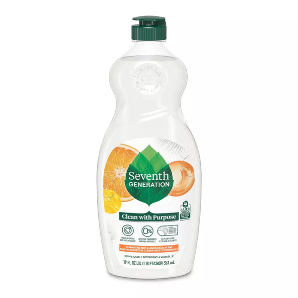 Seventh Generation Dish Soap, Lemongrass & Clementine [Case of 6] - 1