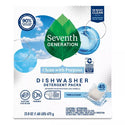 Seventh Generation Dishwasher Detergent Packs, Free & Clear - 7