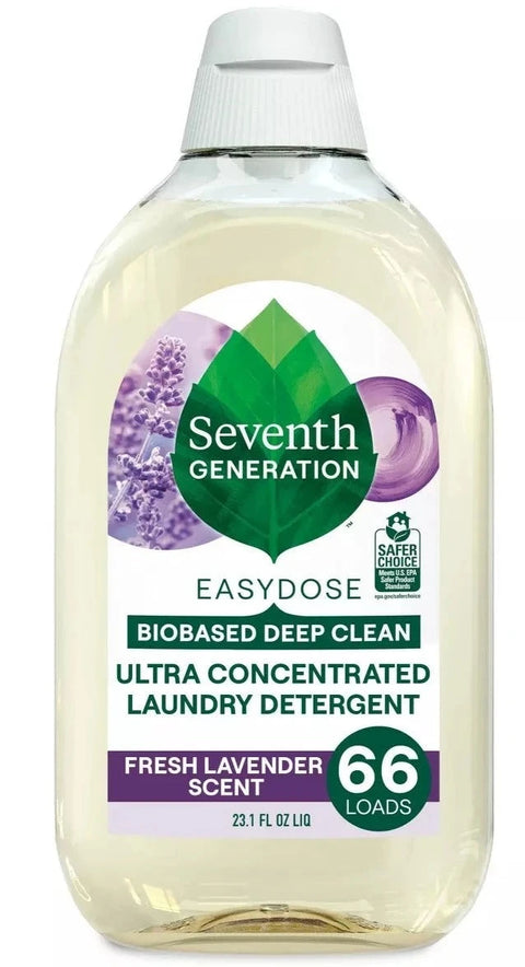 Seventh Generation Concentrated Laundry Detergent, Lavender [Case of 6]