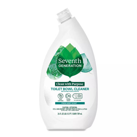 Seventh Generation Toilet Bowl Natural Cleaner, Mint [Case of 4]