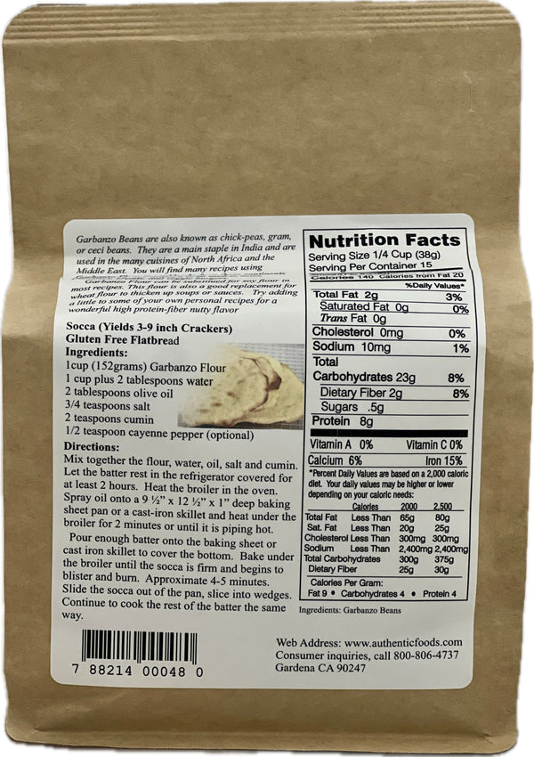 Authentic Foods Garbanzo Flour - 2