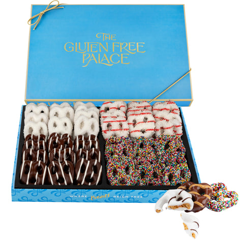 GFP Covered Pretzels Gift Basket- Medium