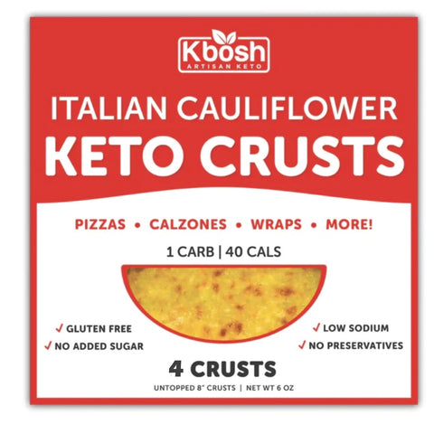 Kbosh Keto Pizza Crust- Italian Cauliflower