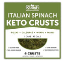 Kbosh Keto Pizza Crust- Italian Spinach - 1