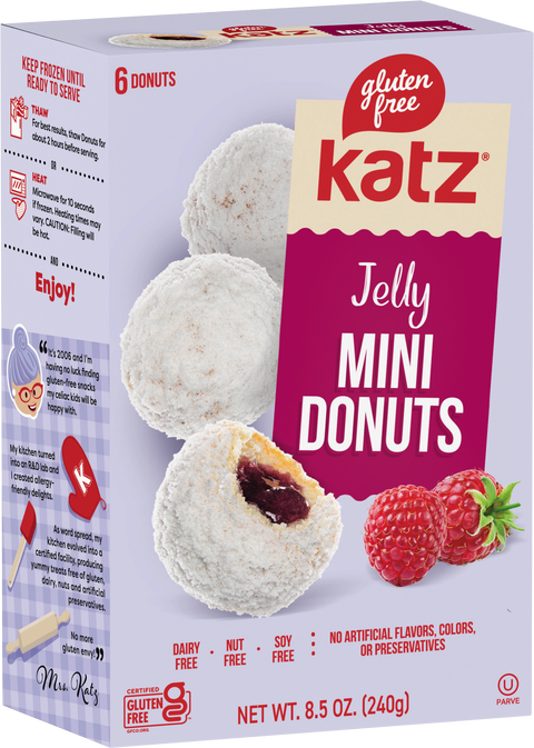 Katz Gluten Free Mini Jelly Doughnuts