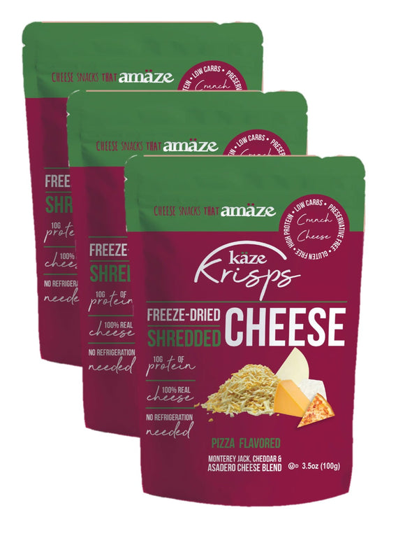 Kaze Krisps- Pizza- Freeze Dried Shredded Cheese - 7