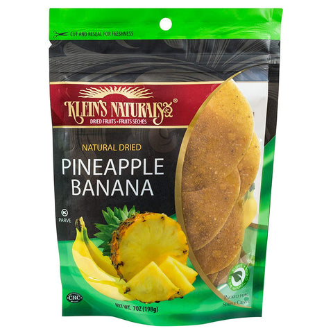 Klein's Naturals Dried Banana Pineapple Fruit Discs