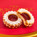 GFP Raspberry Linzer Tart Shortbread Cookies Tin Gift Tray - 2